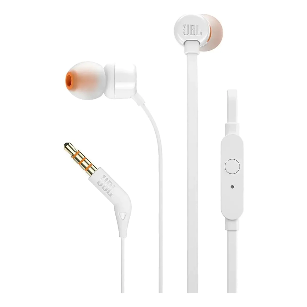 AURICULAR M.L STEREO JBL 3.5MM T110 BLANCO