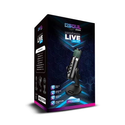 MIC GAMER SOUL CONDENSER LIVE XMIC400