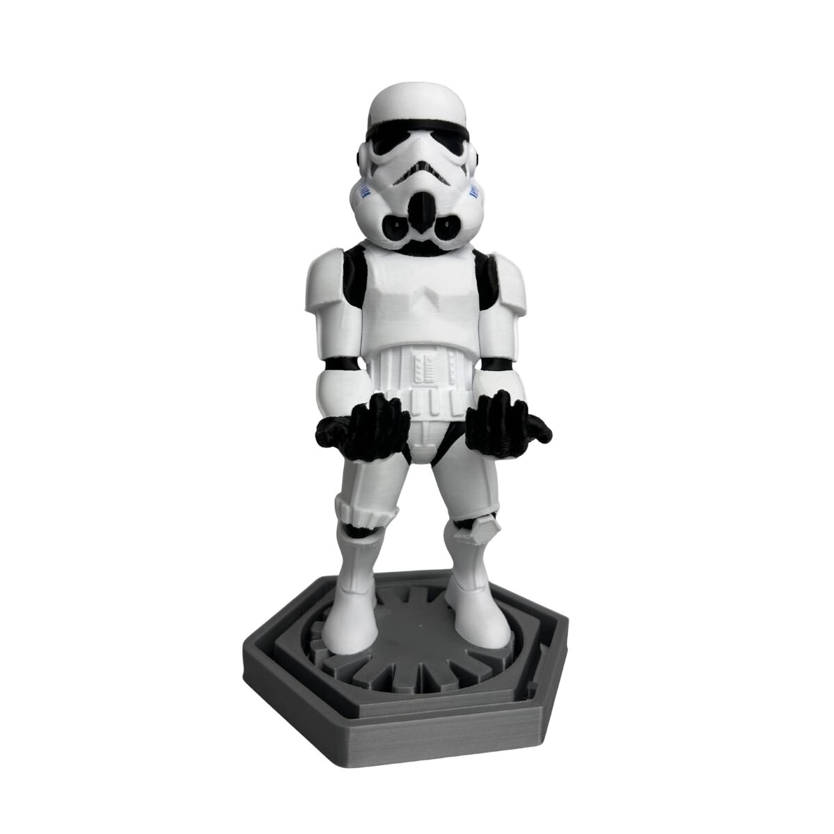 SOPORTE 3D JOYSTICK/SMARTPHONE STARWARS BLANCO