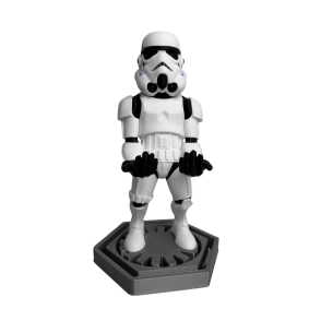 SOPORTE 3D JOYSTICK/SMARTPHONE STARWARS BLANCO