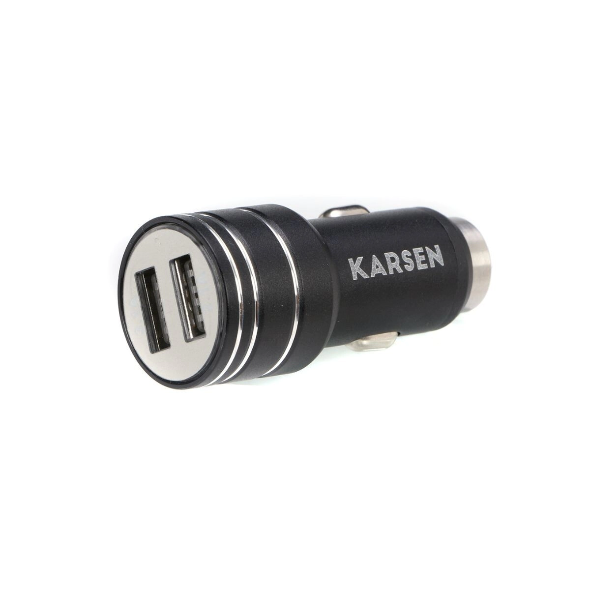 CARGADOR 12V KARSEN ESTRUENDO 3.1A TYPE-C NEGRO