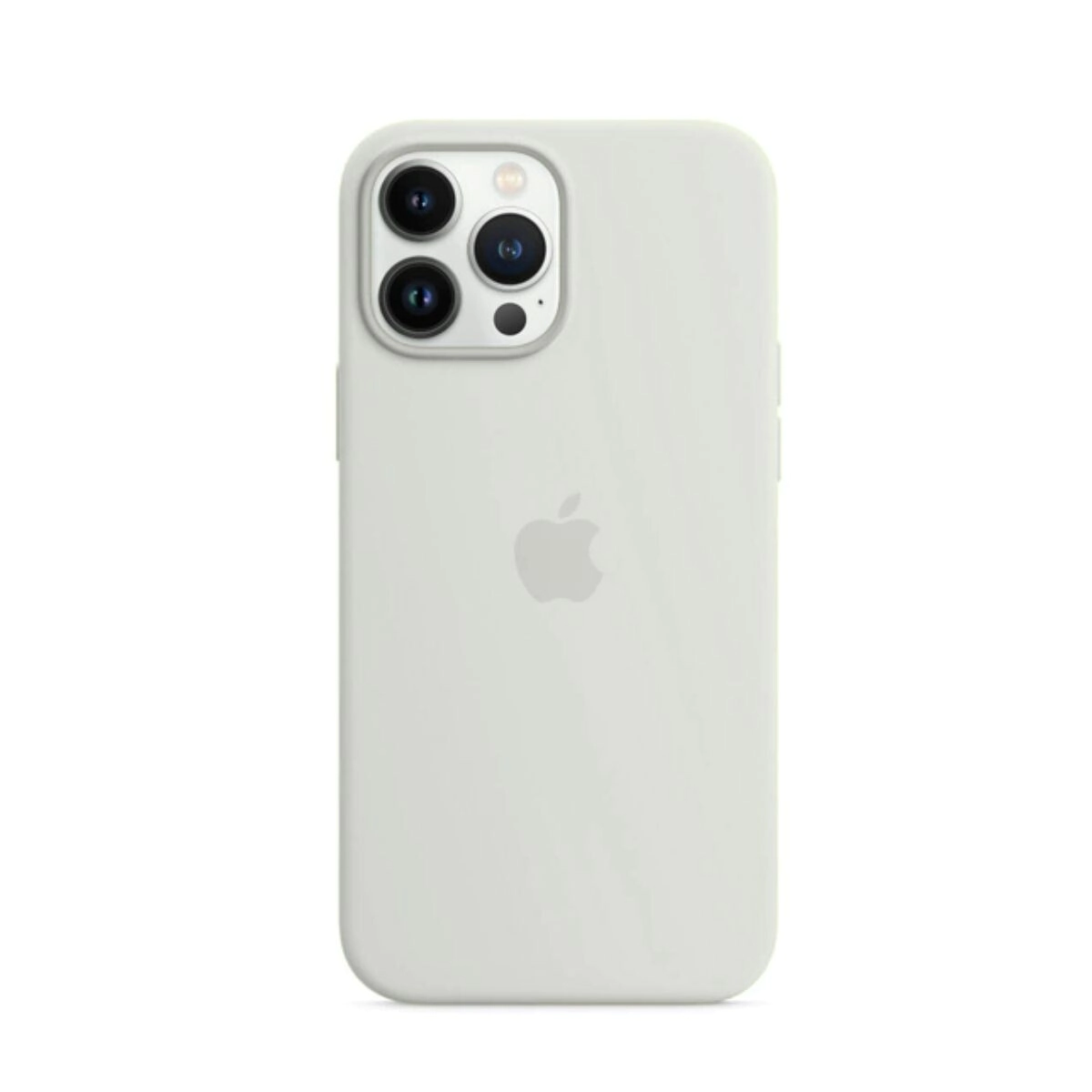 PROTECTOR SILICONE CASE IPHONE 13 PRO MAX BLANCO/GRIS/BEIGE