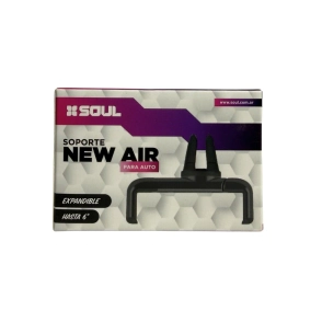 SOPORTE AUTO SOUL VENTILACION NEW AIR CJ-82 NEGRO