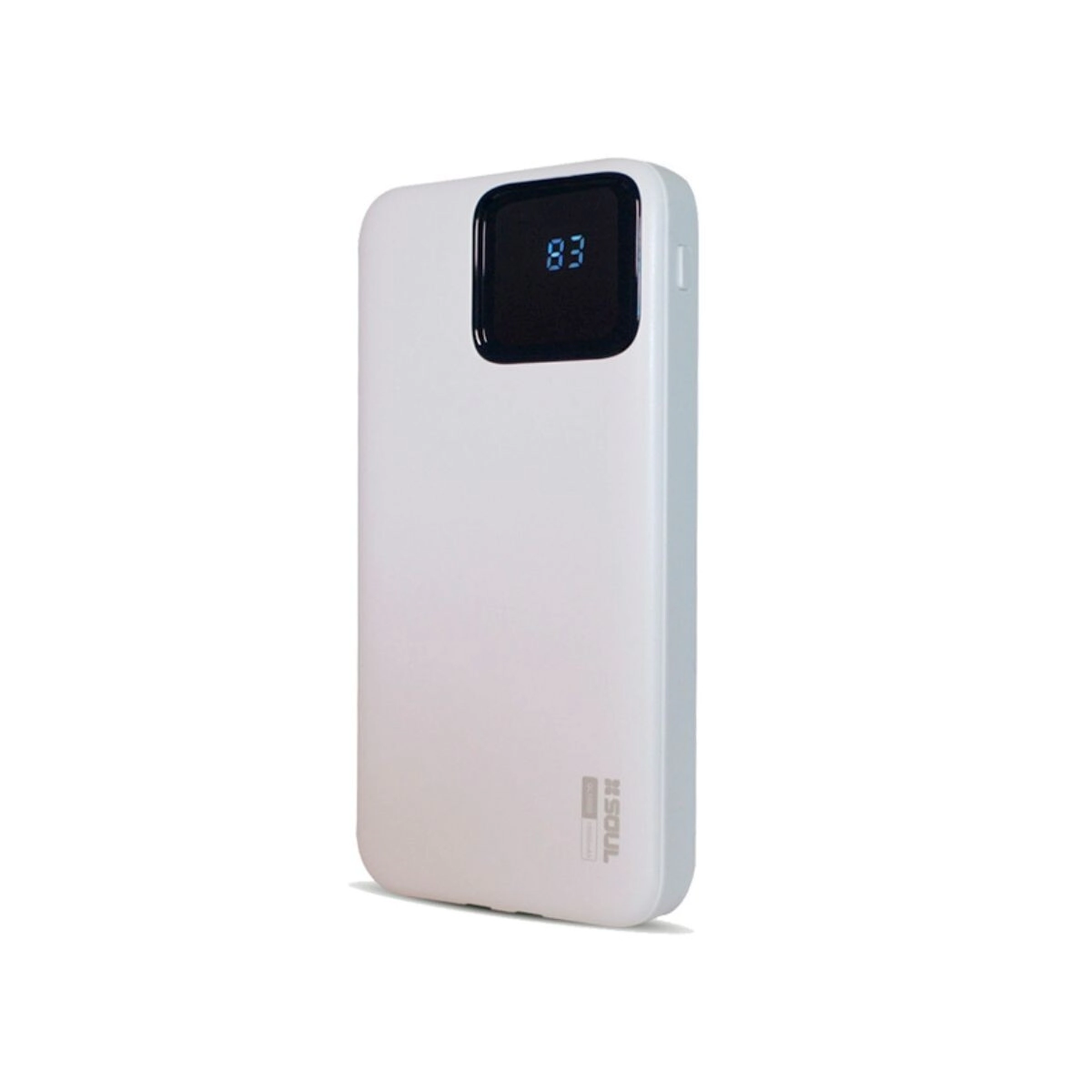 POWER BANK SOUL 6.000mAh LIGHT+TYPE-C c/DISPLAY BLANCO