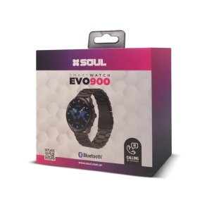 SMARTWATCH SOUL EVO 900 CLASSIC METAL NEGRO FUNCION LLAMADA