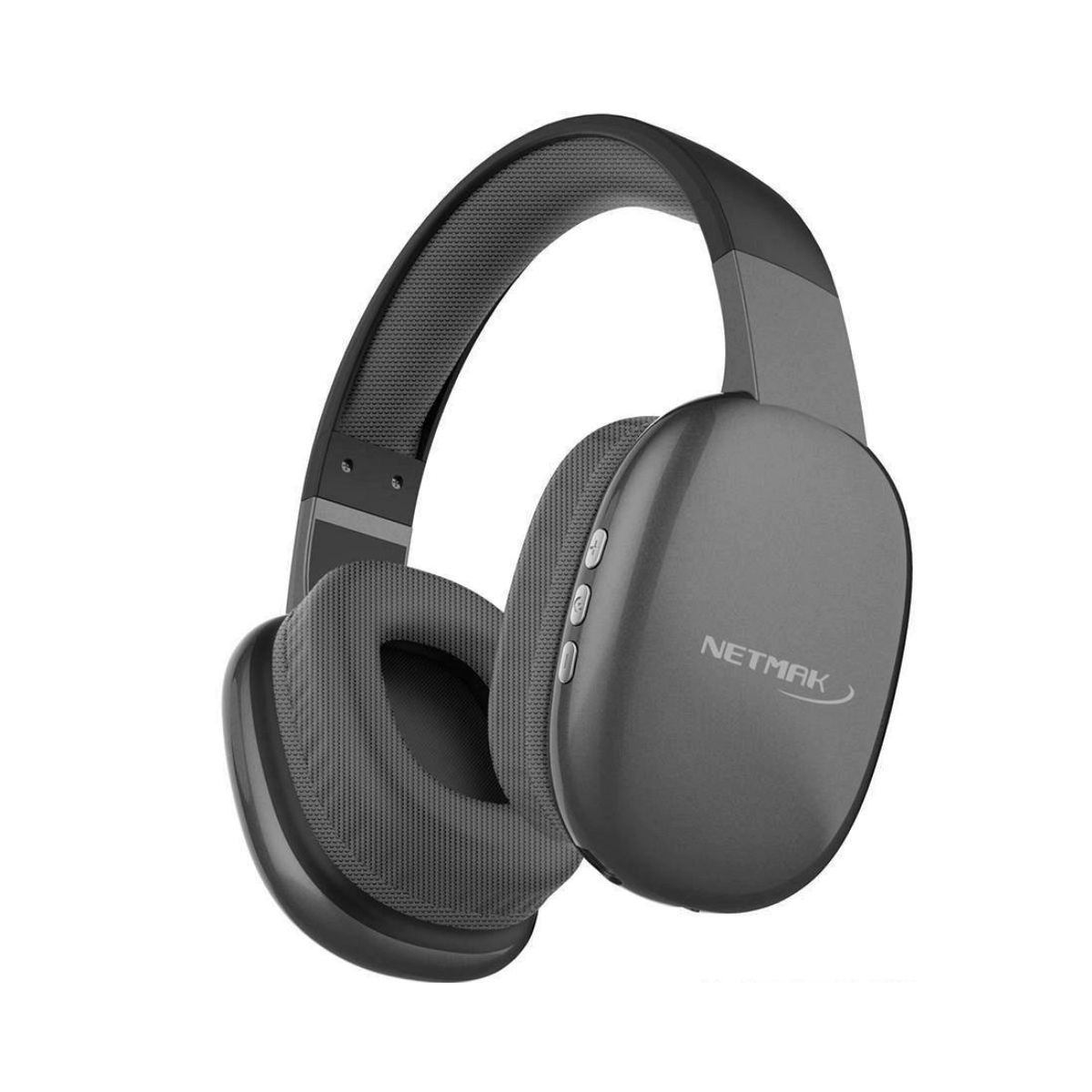 AURICULAR NETMAK INALAMBRICO VINCHA VOLT 5H APROX NM-VOLT NEGRO