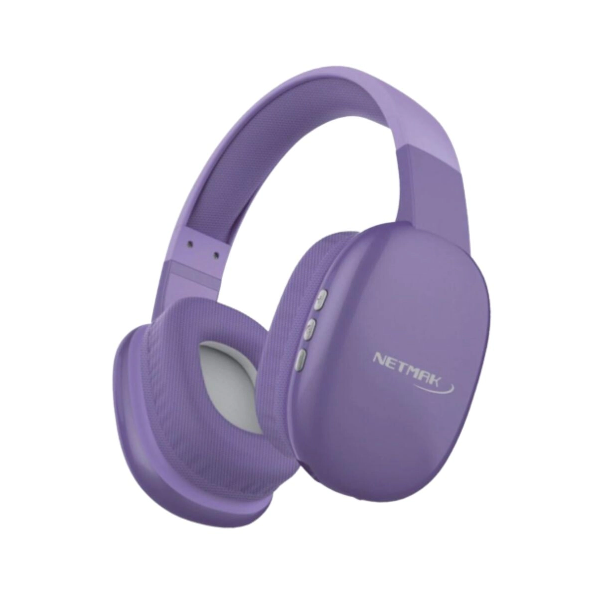 AURICULAR NETMAK INALAMBRICO VINCHA VOLT 5H APROX NM-VOLT-P VIOLETA
