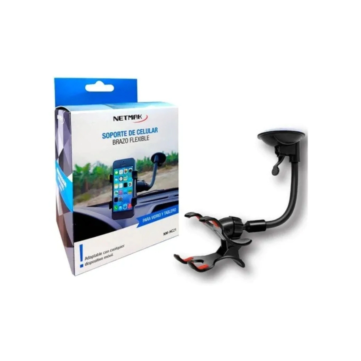 SOPORTE AUTO NETMAK SOPAPA/PINZA NM-HC21