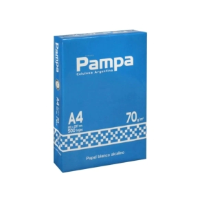 RESMA DE HOJAS A4 70GRS 500 HOJAS PAMPA