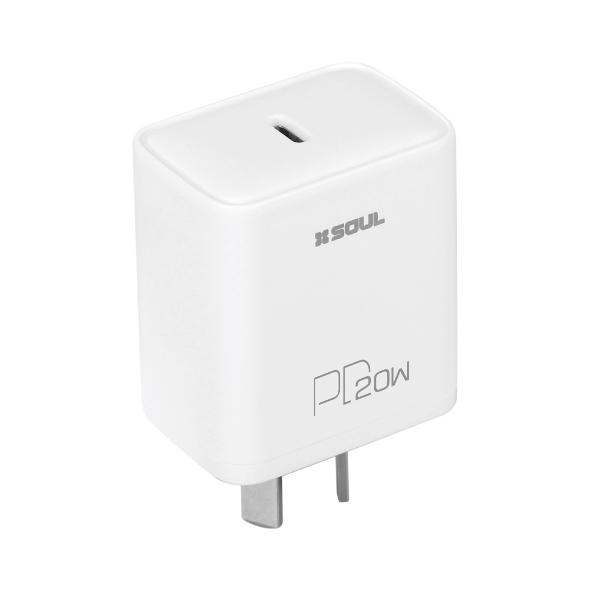 CARGADOR SOUL FAST CHARGE PD 20W IPHONE BLANCO CVQ-PD20WL