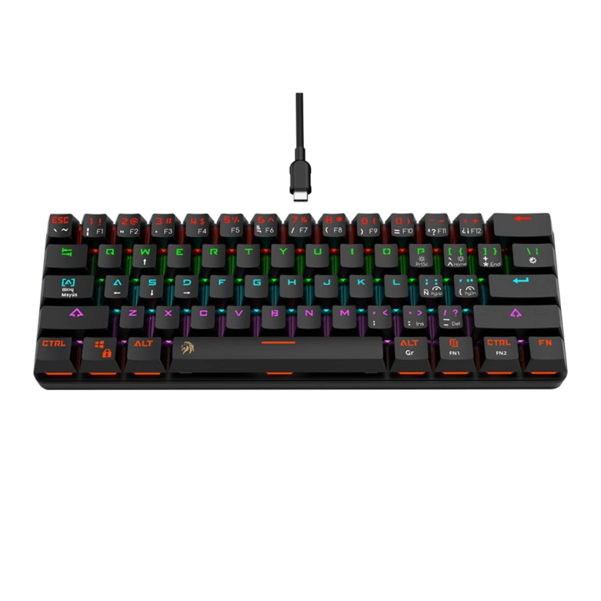 TECLADO MECANICO NETMAK 60% NM-DOMINATE