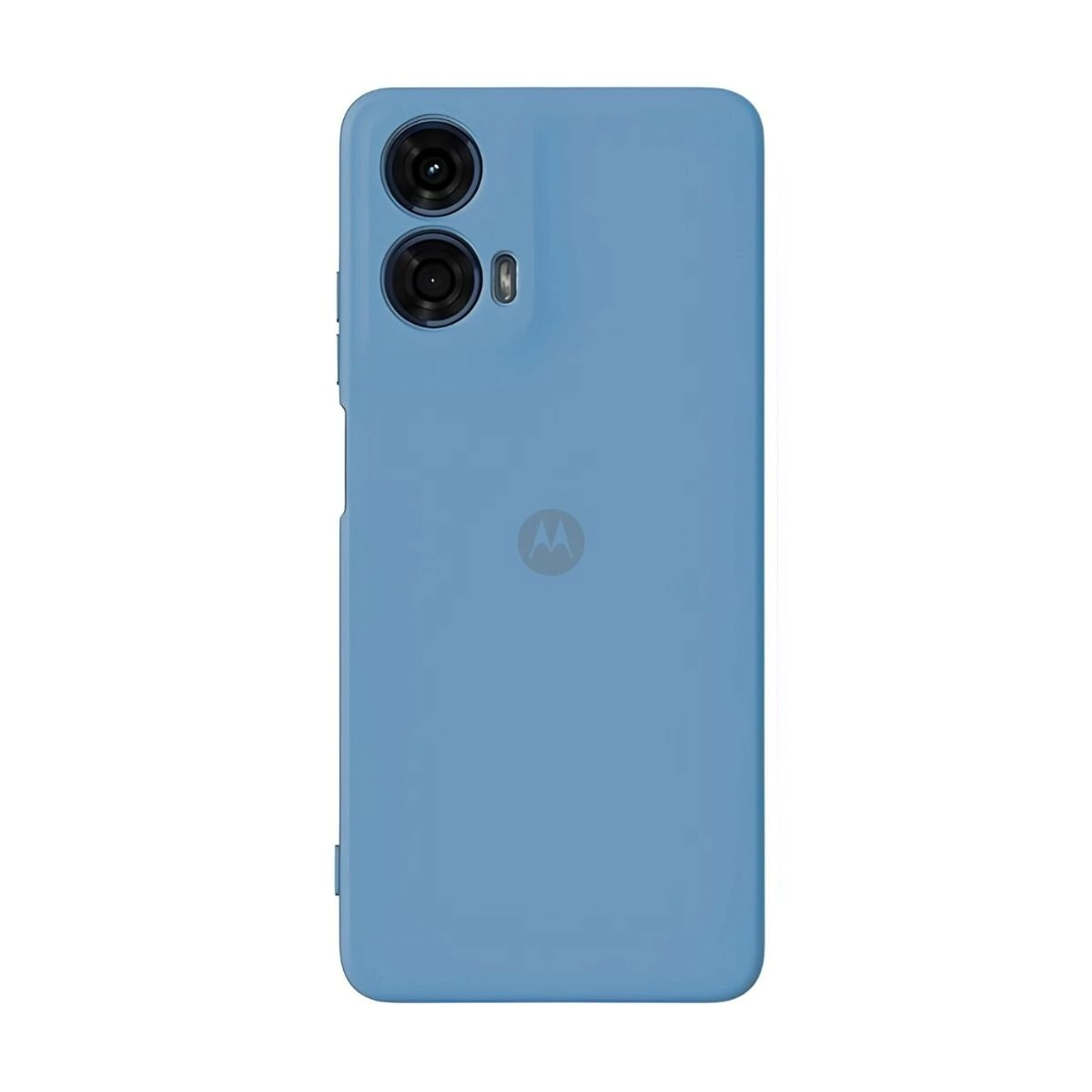 PROTECTOR SILICONE CASE MOTO G54 AZUL/CELESTE