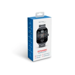 SMARTWATCH NETMAK DYNAMIC CURVO METAL