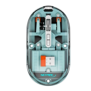 MOUSE NETMAK TRANSPARENTE 2.4GHZ/BT 5.0 NM-M670