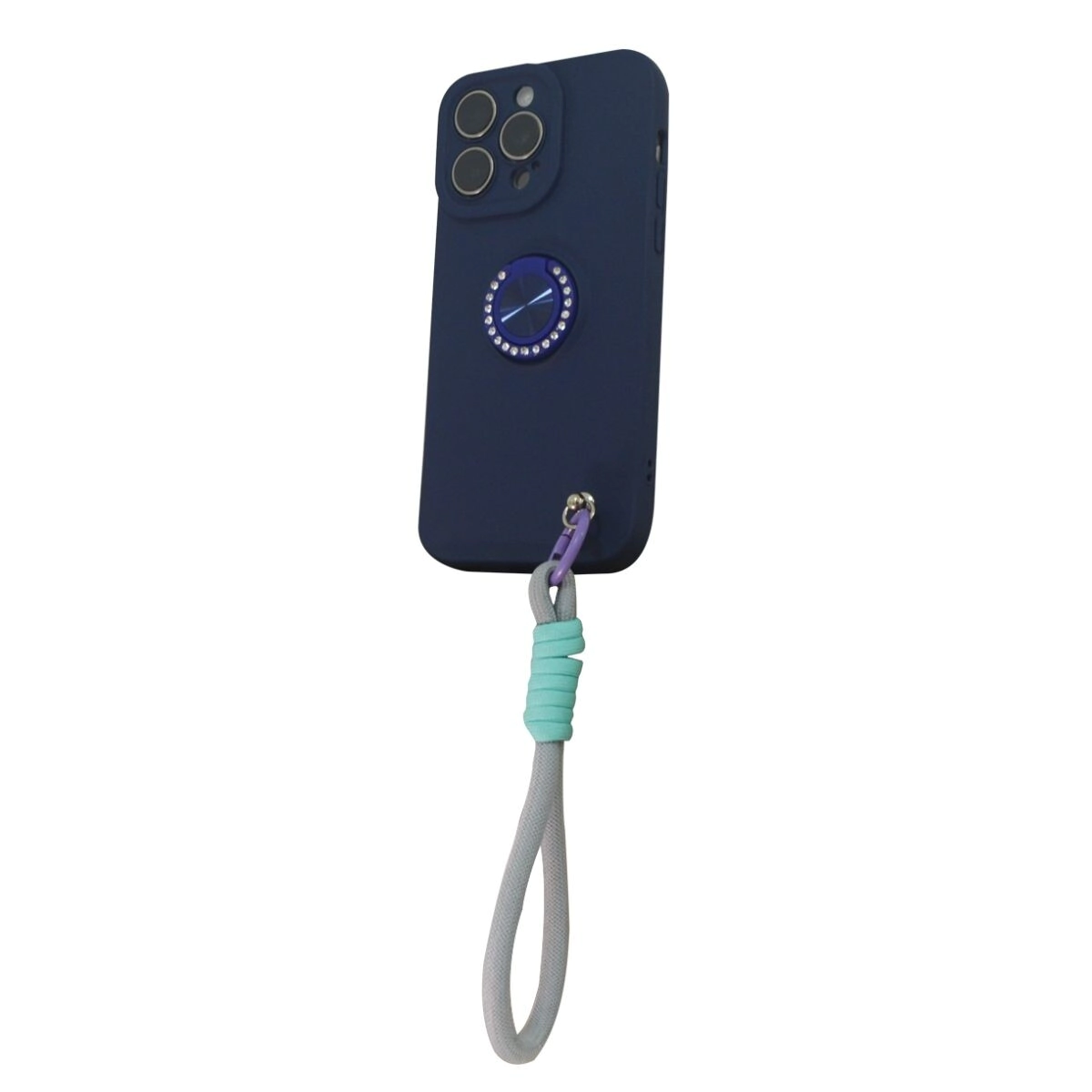 PROT SILICONA C/ANILLO Y CORREA SAMSUNG A05 AZUL