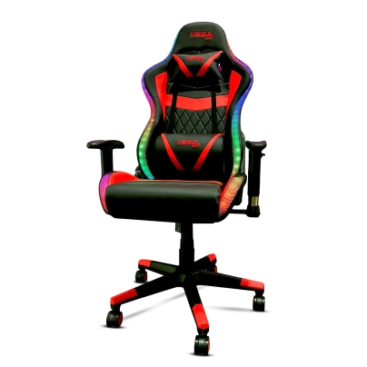 SILLA GAMER SOUL LED RGB CH500