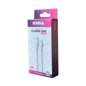 CABLE USB SOUL CLASSIC ONE SOUL BLANCO