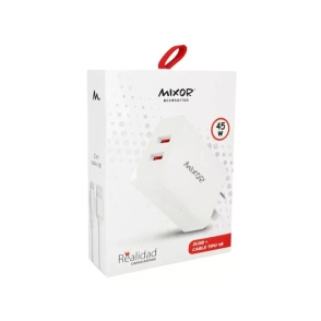 CARGADOR MIXOR REALIDAD 1USB 45W