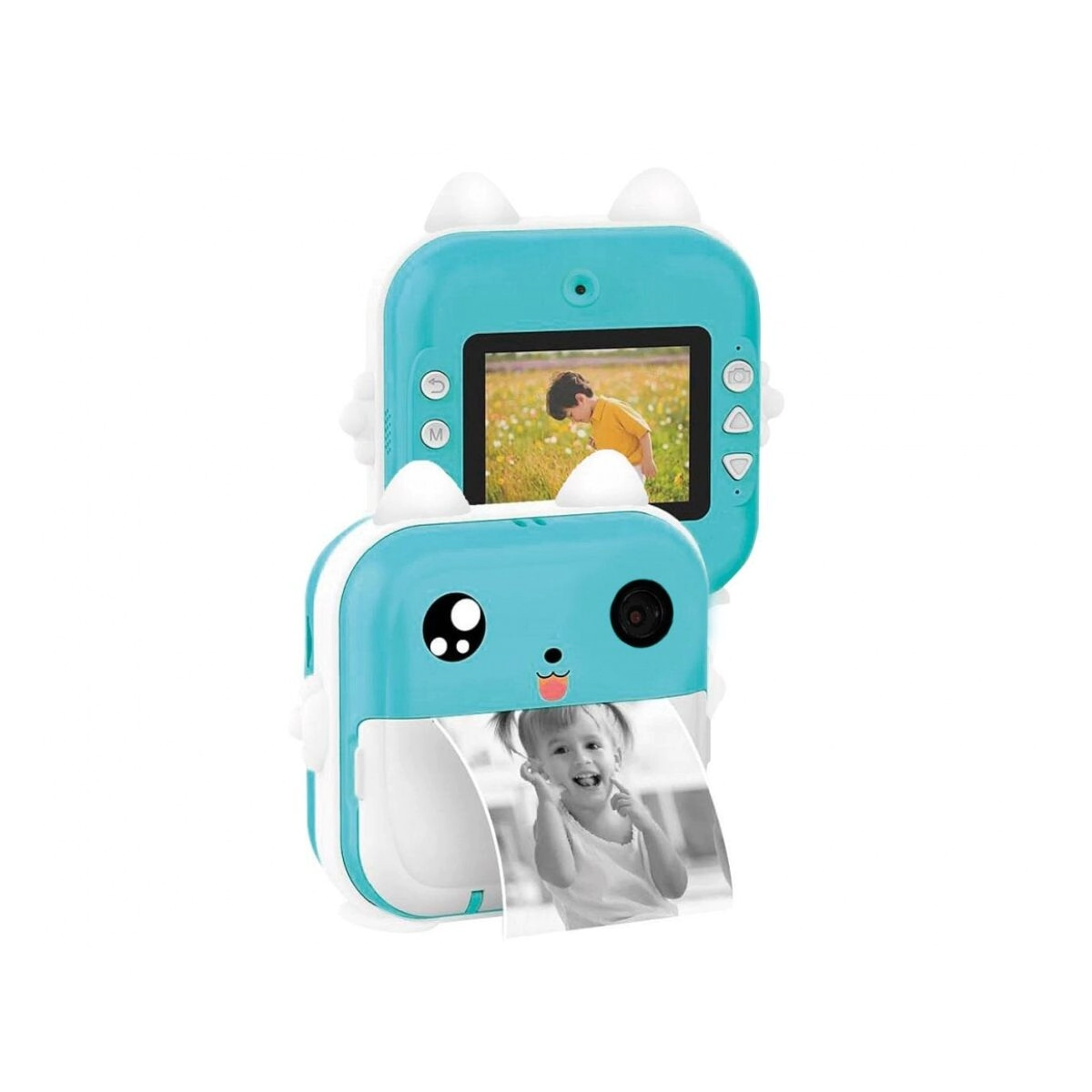 MINI CAMARA INSTANTANEA NETMAK AZUL NM-KIDCAM-B