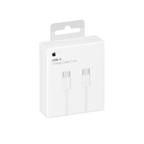 CABLE APPLE USB-C A USB-C 1M BLANCO ORIGINAL