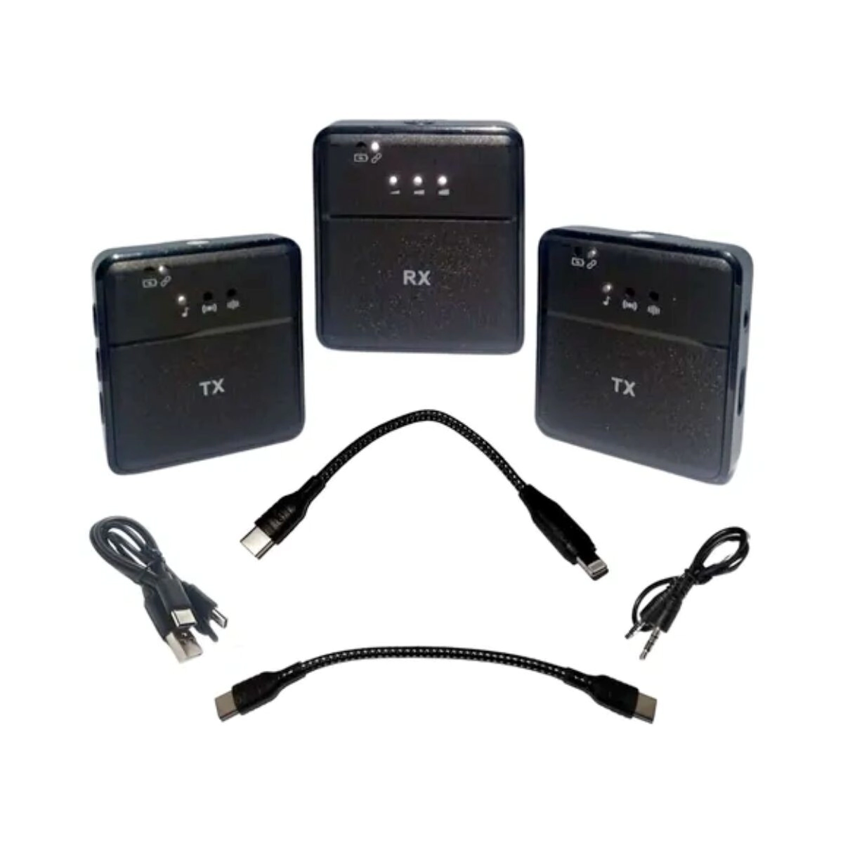 MICROFONO INALAMBRICO DOBLE SX9 TYPE-C/AUX