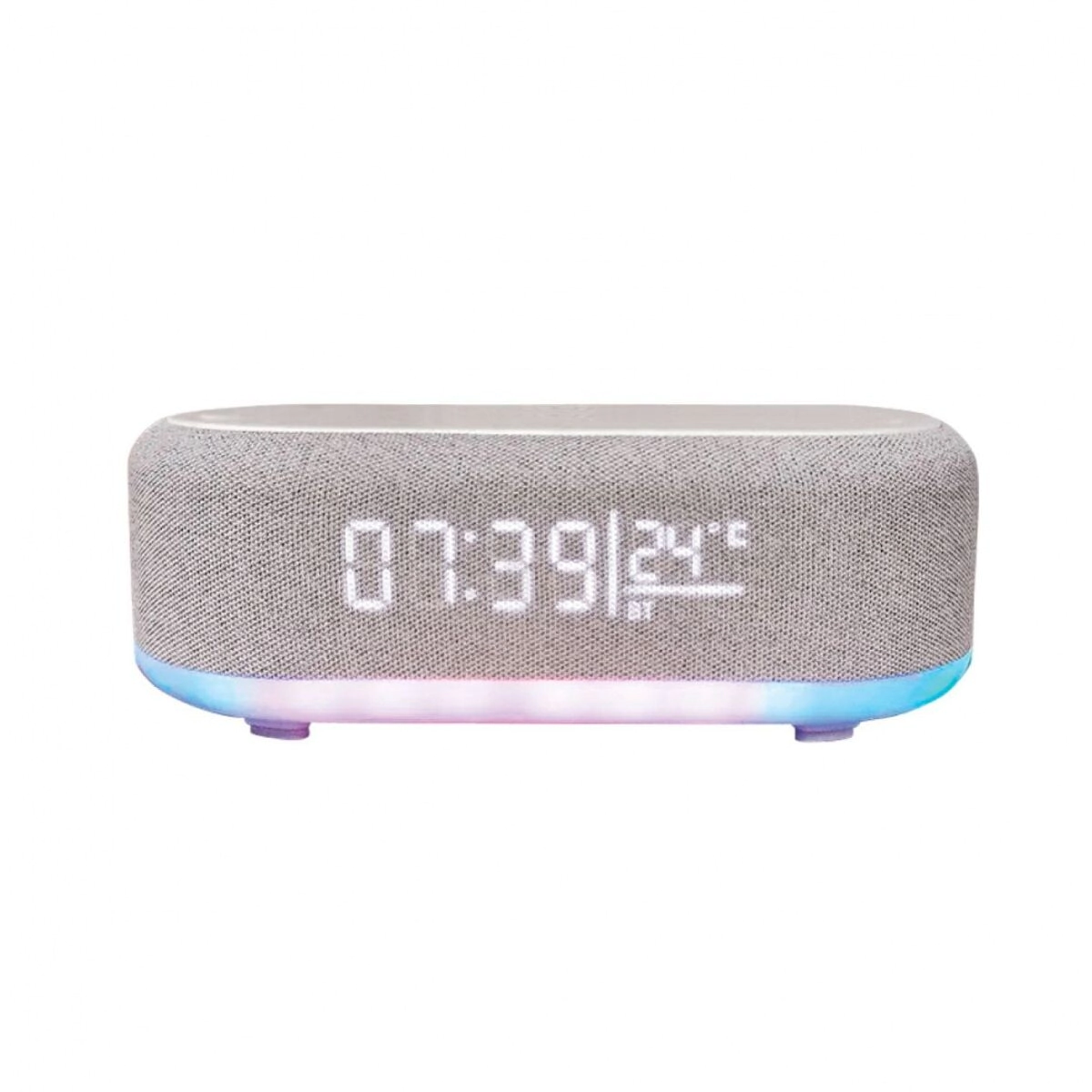 RELOJ NETMAK DESPERTADOR C/ PARLANTE + CARGA RD12