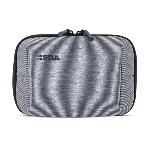 ESTUCHE ORGANIZADOR BAG SOUL 14X21X3CM GRIS