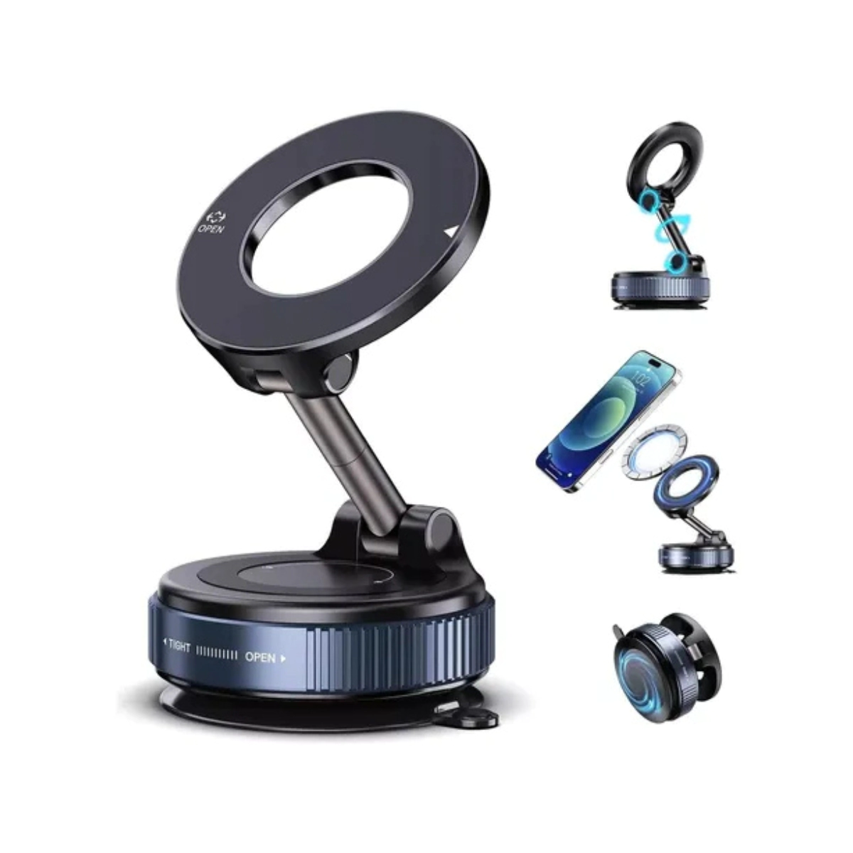 SOPORTE AUTO MAGNETICO 360 LX-010