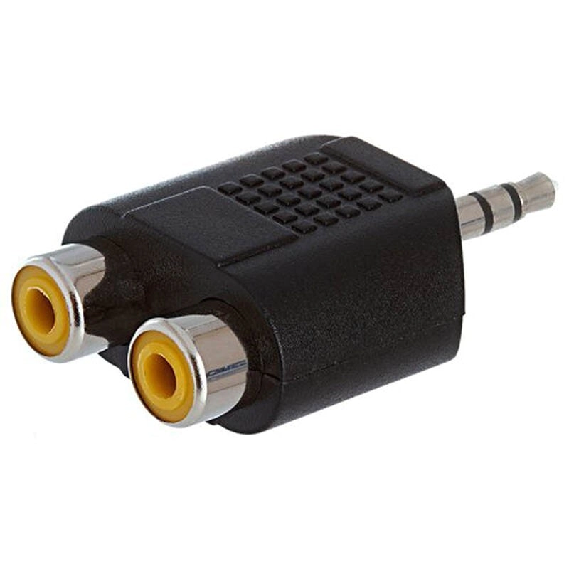 ADAPTADOR 3.5MM (M) A MONO STEREO 2RCA A3R05