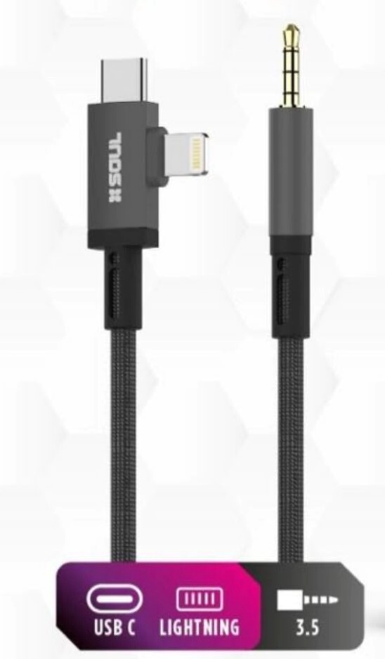ADAPTADOR SOUL AUDIO TYPE-C+LIGHT A 3.5 adap's03