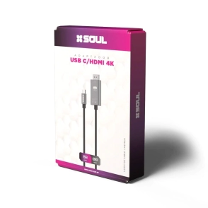 ADAPTADOR SOUL TYPE-C A HDTV 4K adap's04