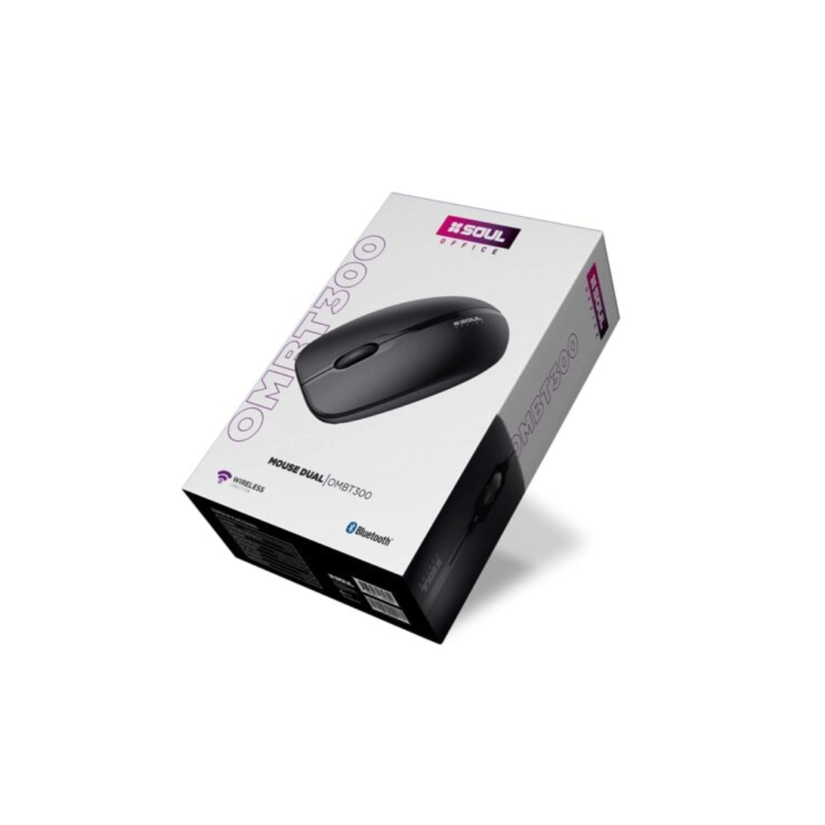 MOUSE INALAMBRICO SOUL + BT OFFICE NEGRO per'ombt300ne