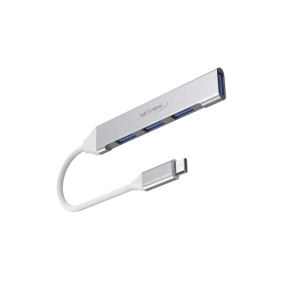 HUB NETMAK USB CON 3 USB 2.0 + 1 PUESTO USB 3.0 NM-AC12