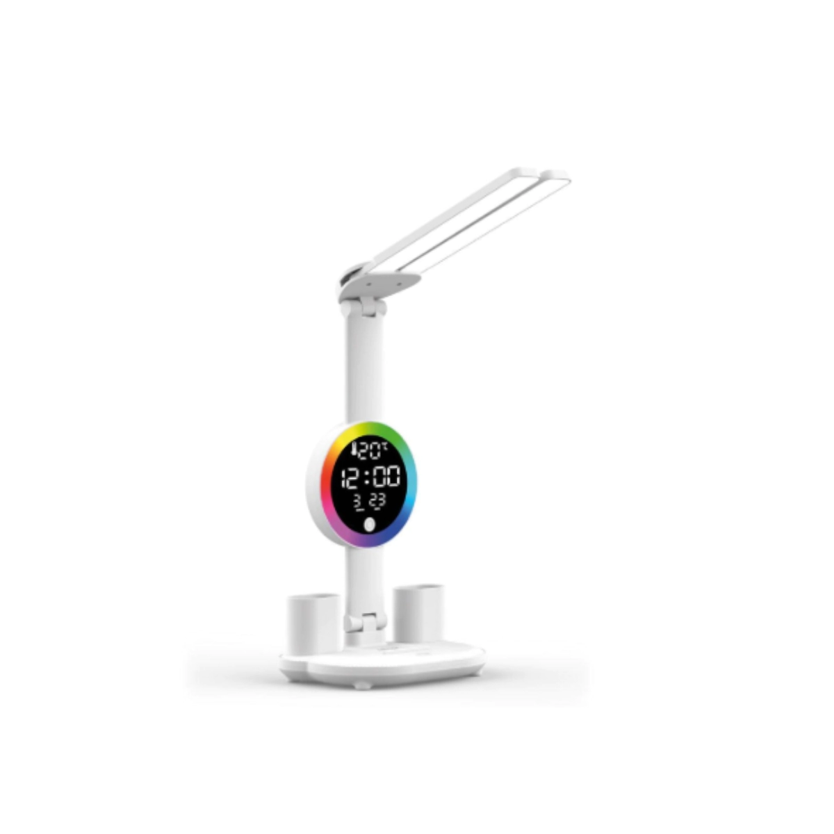 LAMPARA LED NETMAK MULTIFUNCIONAL C/ RELOJ NM-GLOW