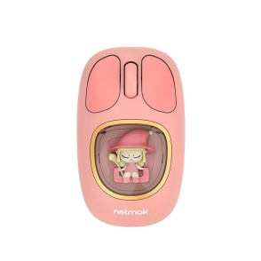 MOUSE INALAMBRICO NETMAK KIDS RECARGABLE NM-MK01-P ROSA