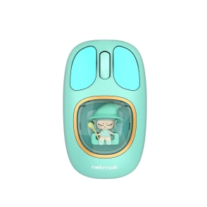MOUSE INALAMBRICO NETMAK KIDS RECARGABLE NM-MK01-B CELESTE