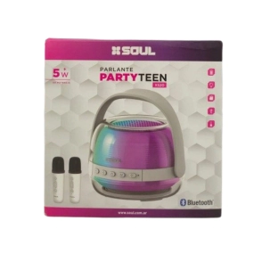 PARLANTE SOUL BT PARTY TEEN C/2 MIC 5W