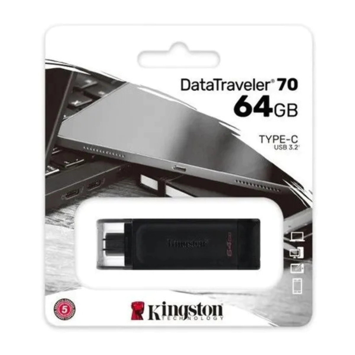 PENDERIVE KINGSTON DT70 USC-C 3.2 64GB