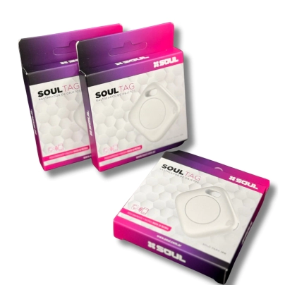 SOUL TAG RASTREADOR DE OBJETOS 50MTS IPHONE tag'iph