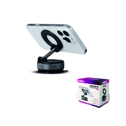 SOPORTE SOUL MAGNETIO AJUSTABLE C/VENTOSA Q40 sop'q40