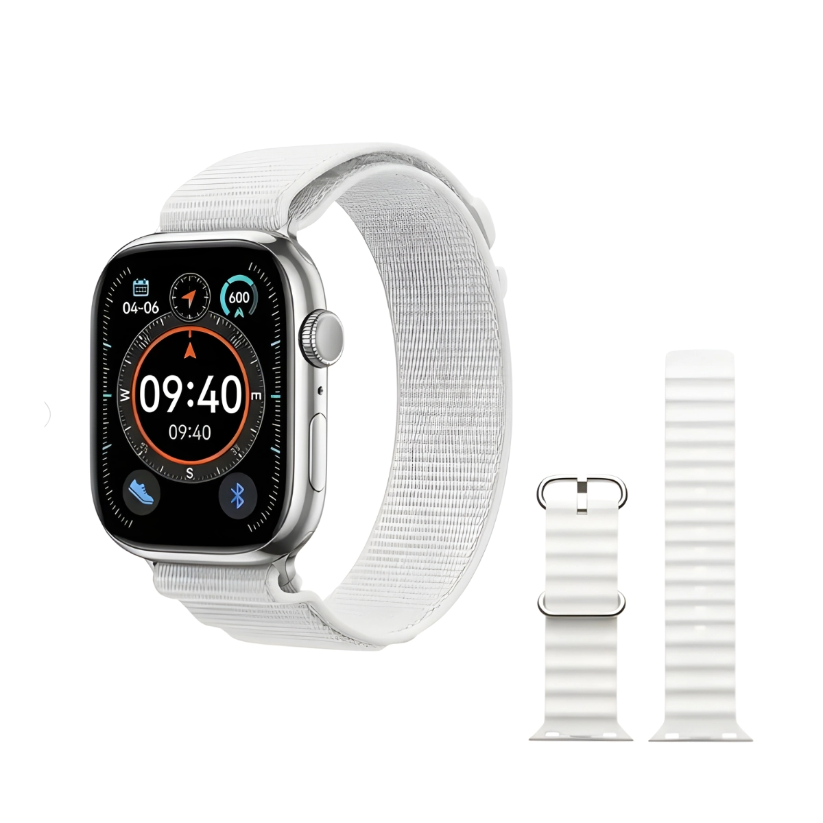 SMARTWATCH MIXOR MOMENTOS 2 MALLAS BLANCO