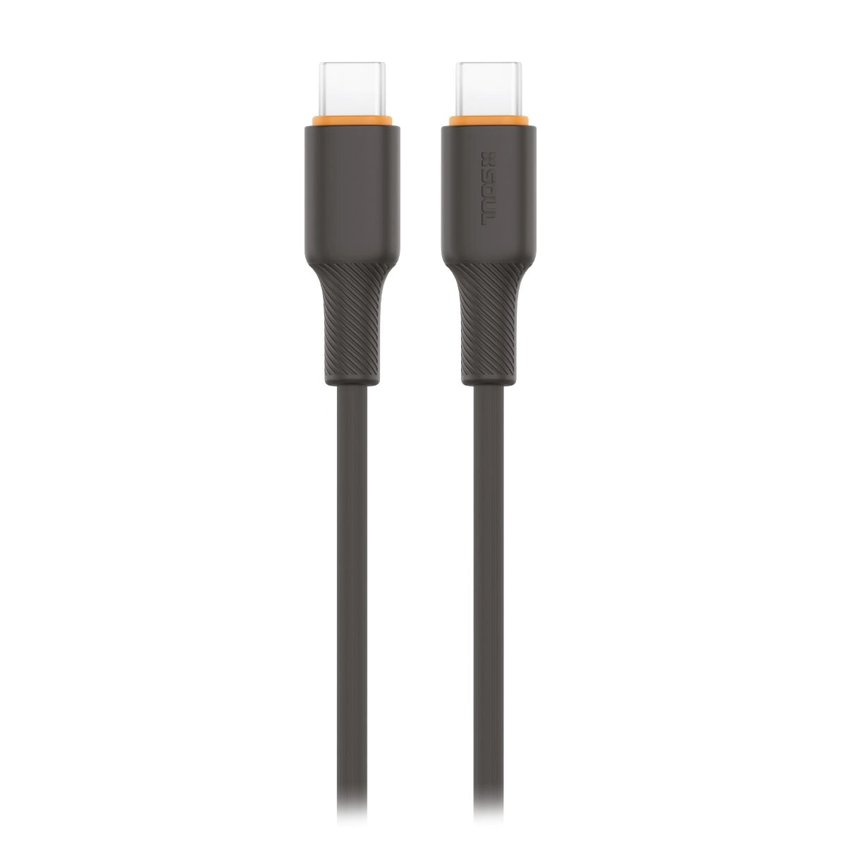 CABLE SOUL SILICONE SOFT 1.5MTS TYPE-C A TYPE-C NEGRO usb'sitt15ne
