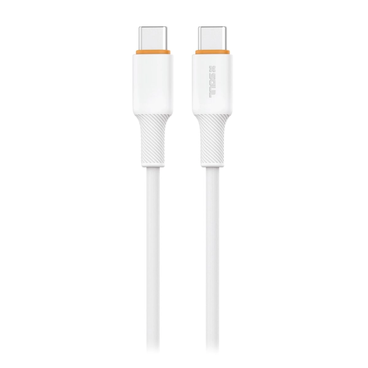 CABLE SOUL SILICONE SOFT 1.5MTS TYPE-C A TYPE-C BLANCO usb'sitt15bl
