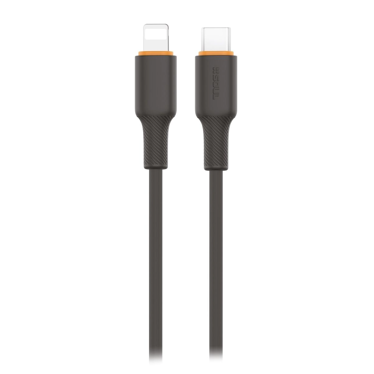 CABLE SOUL SILICONE SOFT 1.5MTS TYPE-C A LIGHTNING usb'sitl15ne