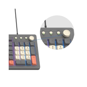 TECLADO NETMAK MINIMALISTA LED NM-TM32