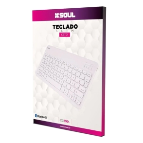 TECLADO SOUL BT SLIM AN/AP/WIN 24.5X15X0.6CM per'kbt01bl