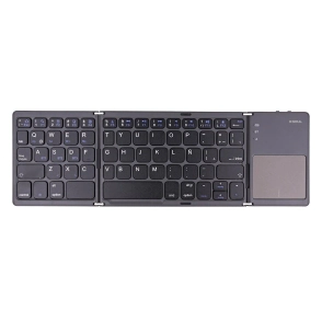 TECLADO SOUL BT PLEGABLE C/TOUCHPAD AN/IO/WIN NEGRO per'kbt04ne