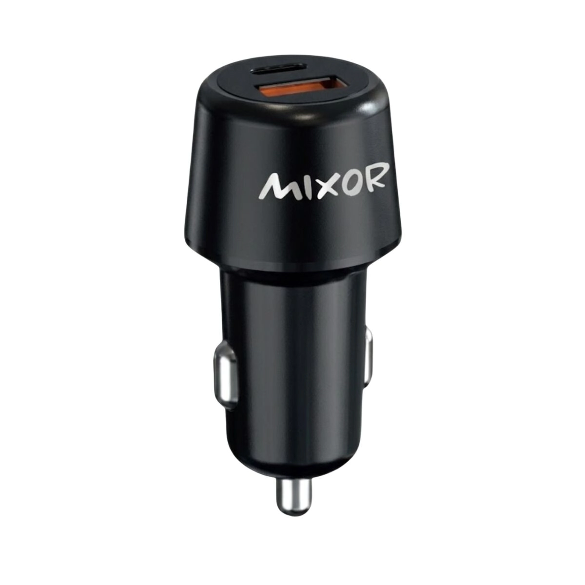 CABEZAL DE AUTO MIXOR SINERGIA 12V-24V USB + USB C 30W PD MODM-00IM NEGRO