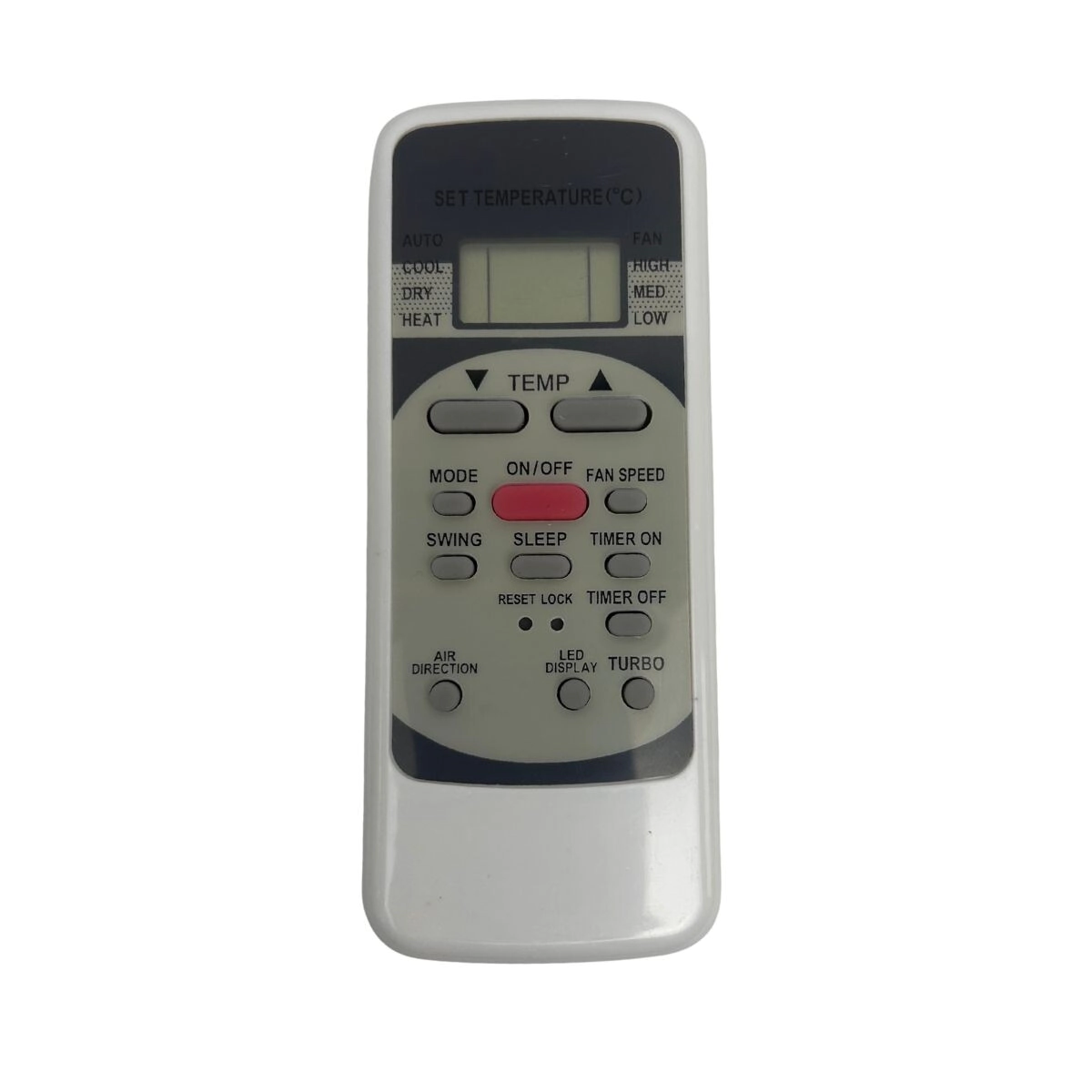 CONTROL REMOTO MOD575 AIRE TOP HOUSE/PHILCO/ALASKA/MK TECH/ELECTROLUX/KELVINATOR/LUFT/TADIRAN