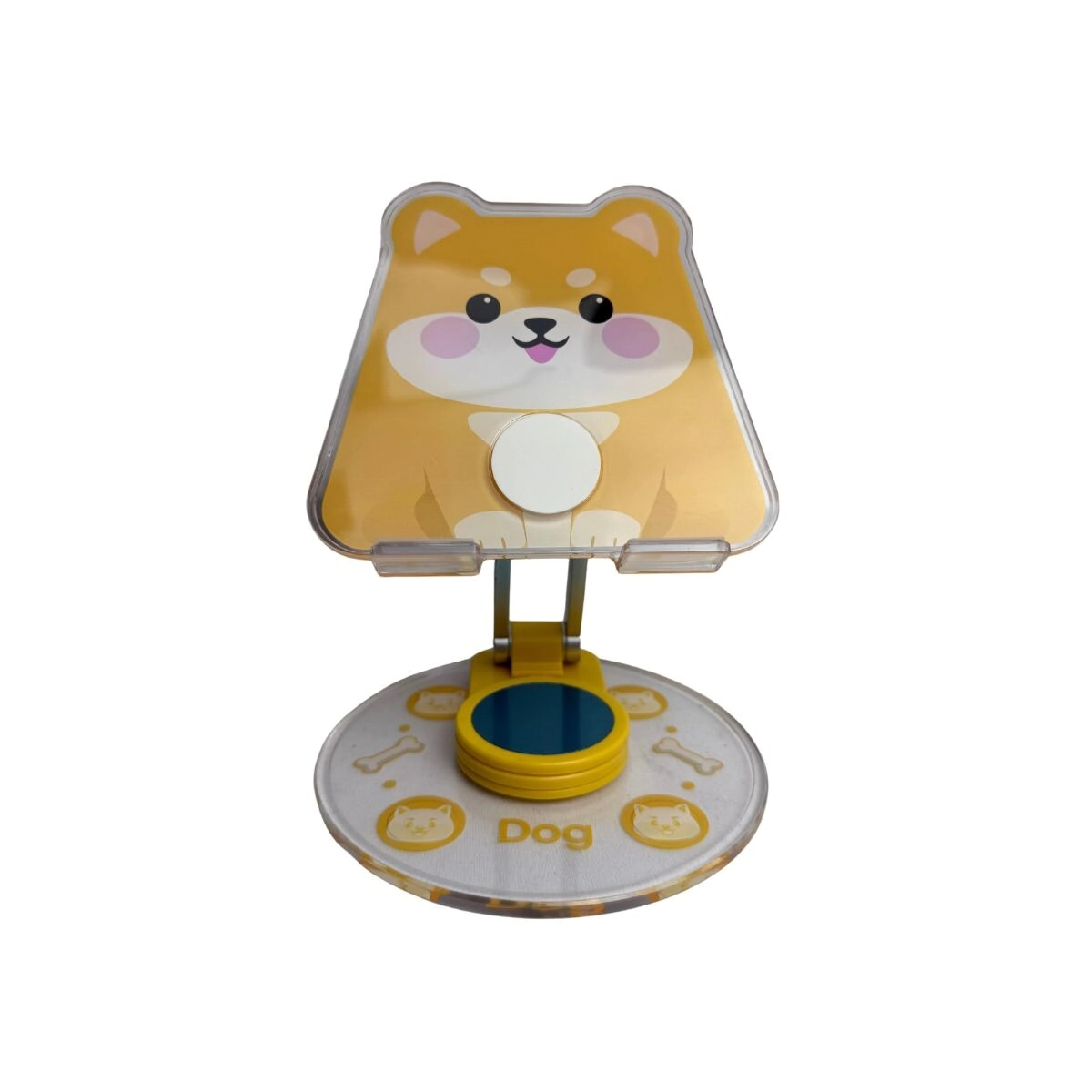 SOPORTE ESCRITORIO BASE 360� DISE�O XY-T18 AMARILLO